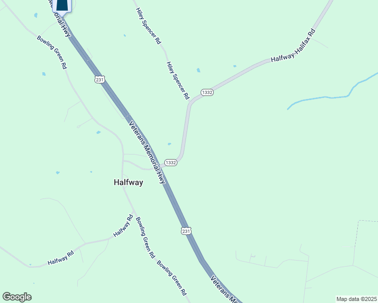 map of restaurants, bars, coffee shops, grocery stores, and more near 321 Halfway-Halifax Road in Scottsville