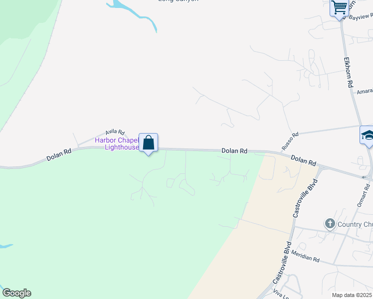 map of restaurants, bars, coffee shops, grocery stores, and more near 847 Dolan Road in Castroville