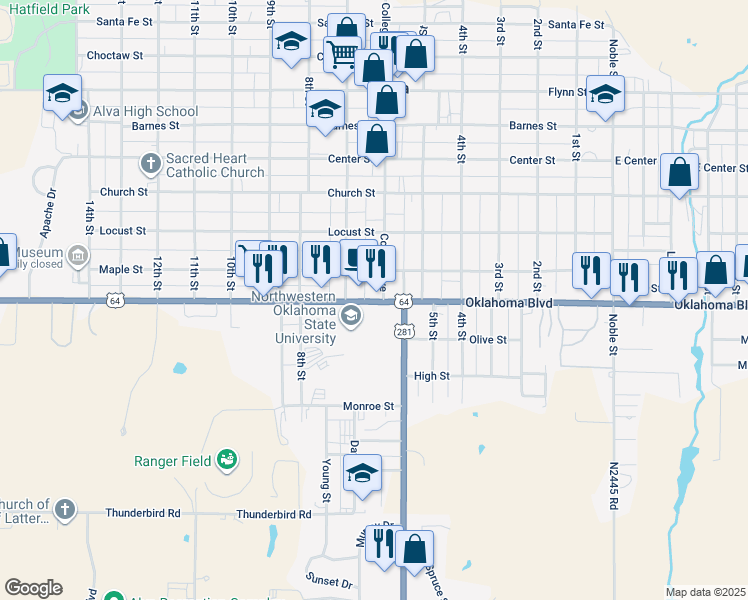 1425 6th Street, Alva OK Walk Score