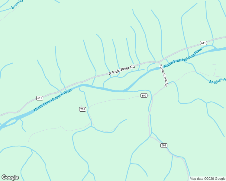 map of restaurants, bars, coffee shops, grocery stores, and more near 21101 Canebrake Road in Abingdon