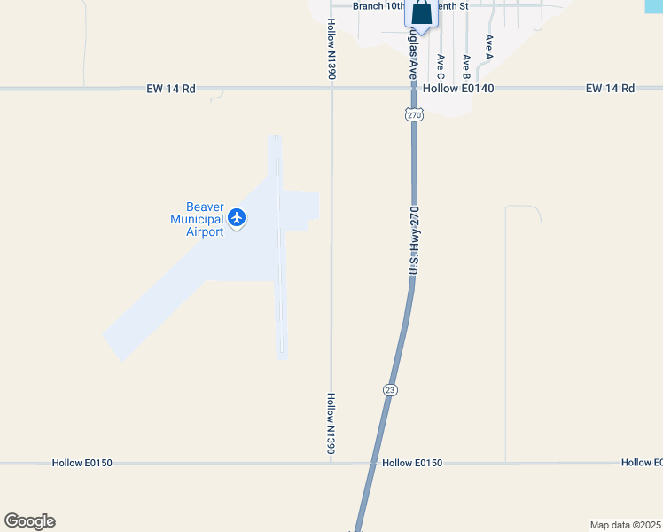 map of restaurants, bars, coffee shops, grocery stores, and more near Hollow N1390 in Beaver