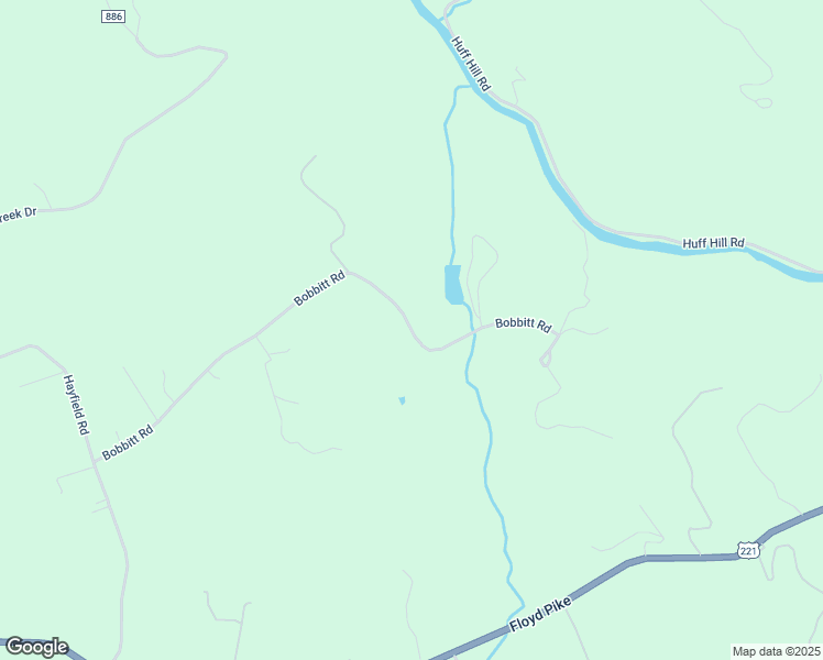 map of restaurants, bars, coffee shops, grocery stores, and more near Bobbitt Road in Hillsville