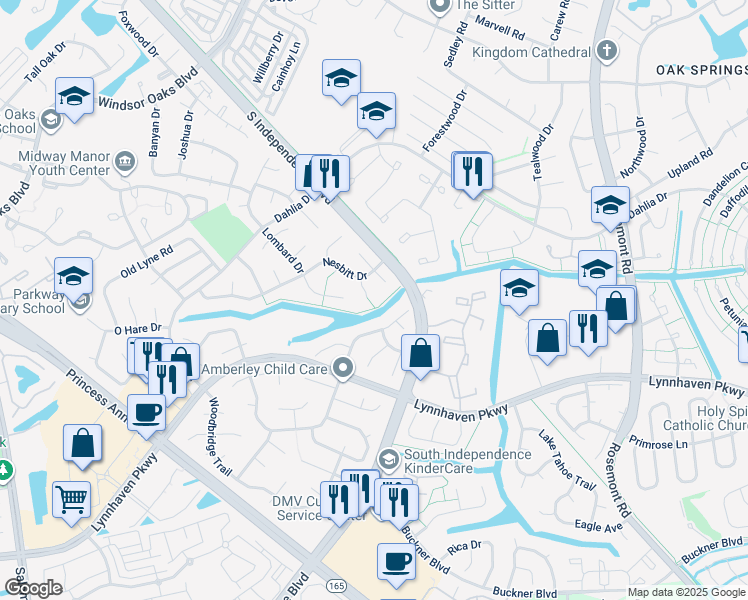 map of restaurants, bars, coffee shops, grocery stores, and more near 1220 Medcap Court in Virginia Beach