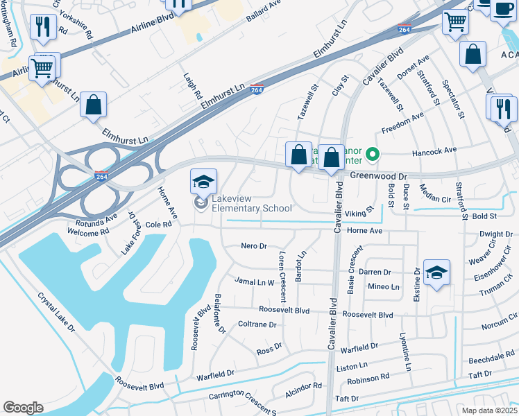 map of restaurants, bars, coffee shops, grocery stores, and more near 200 Wynn Street in Portsmouth