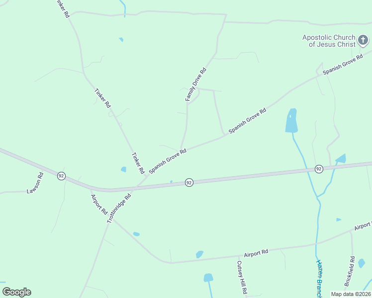 map of restaurants, bars, coffee shops, grocery stores, and more near 2 Family Drive Road in Chase City