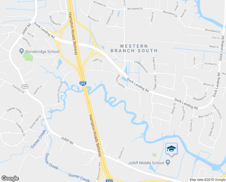map of restaurants, bars, coffee shops, grocery stores, and more near 1605 Tapgallant Quay in Chesapeake