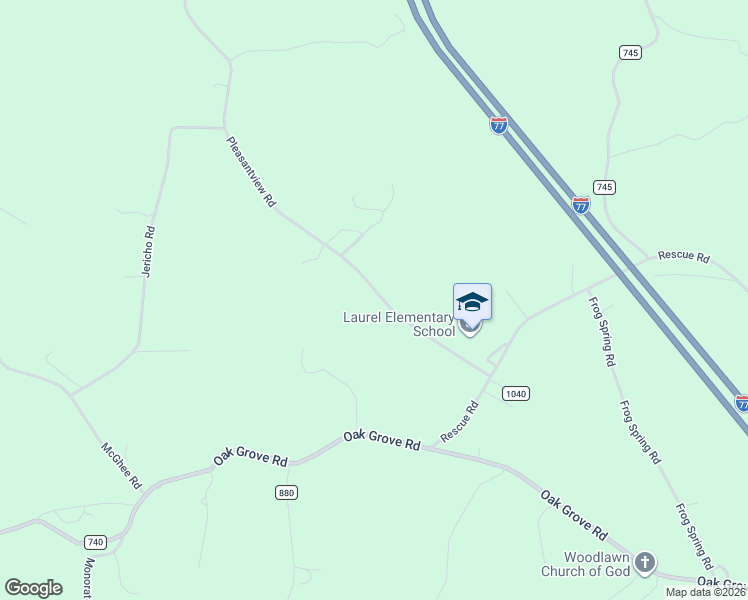 map of restaurants, bars, coffee shops, grocery stores, and more near 395-563 Pleasantview Road in Austinville