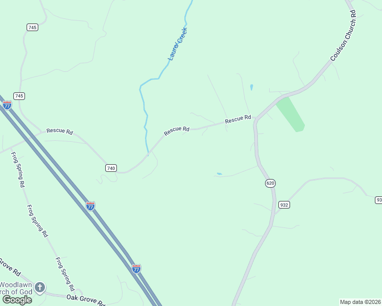 map of restaurants, bars, coffee shops, grocery stores, and more near Rescue Road in Austinville