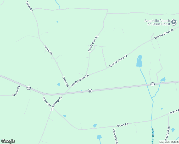 map of restaurants, bars, coffee shops, grocery stores, and more near 2-192 Family Drive Road in Chase City