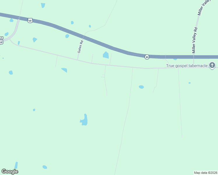map of restaurants, bars, coffee shops, grocery stores, and more near Winding Oaks in Allensville