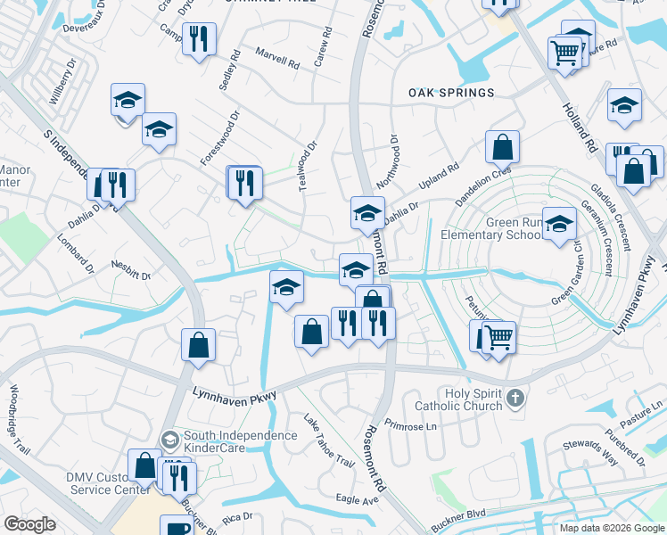 map of restaurants, bars, coffee shops, grocery stores, and more near 3651 Ship Chandlers Wharf in Virginia Beach