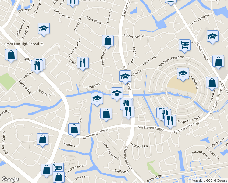 map of restaurants, bars, coffee shops, grocery stores, and more near 3655 Ship Chandlers Wharf in Virginia Beach