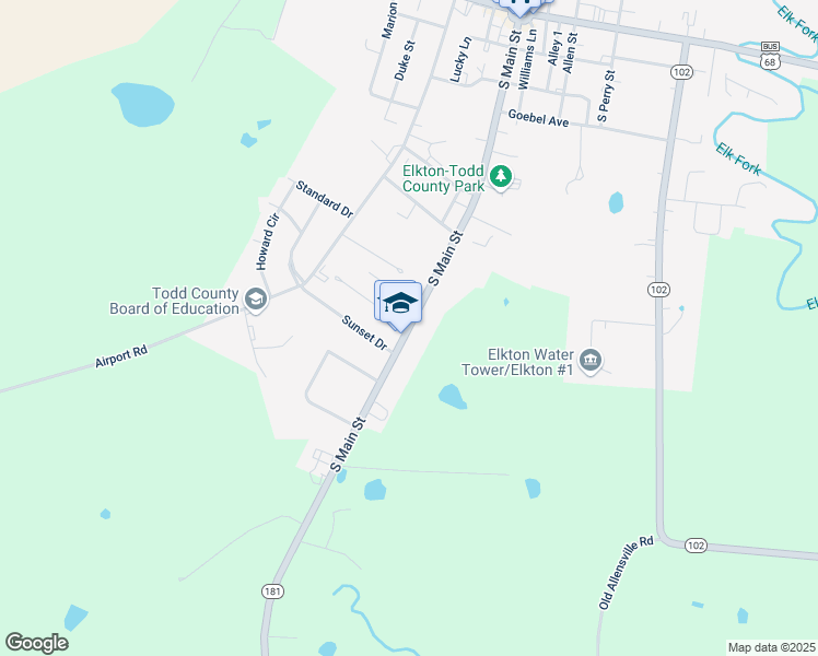 map of restaurants, bars, coffee shops, grocery stores, and more near 100 Murrey Court in Elkton