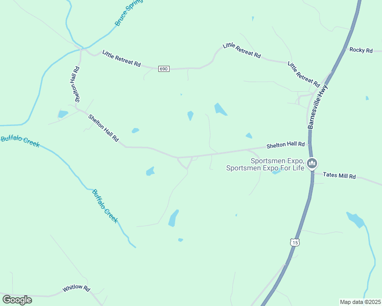 map of restaurants, bars, coffee shops, grocery stores, and more near 632 Shelton Hall Road in Red Oak