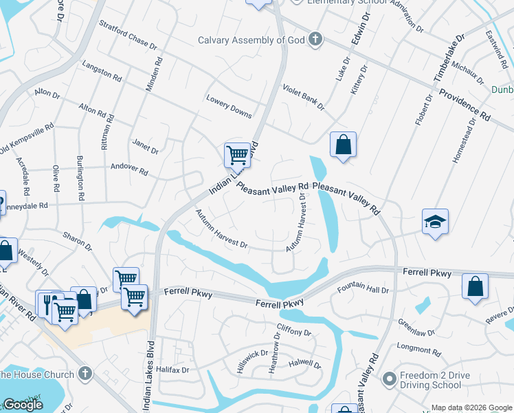 map of restaurants, bars, coffee shops, grocery stores, and more near 1205 Richwood Court in Virginia Beach