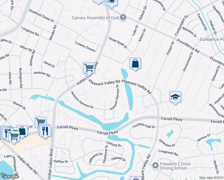map of restaurants, bars, coffee shops, grocery stores, and more near 4921 Ruth Road in Virginia Beach