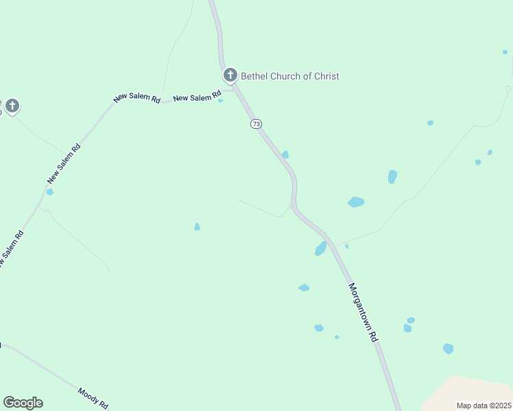 map of restaurants, bars, coffee shops, grocery stores, and more near 5955 Morgantown Road in Auburn