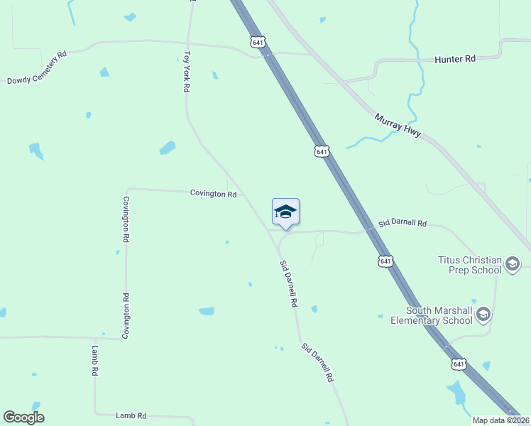 map of restaurants, bars, coffee shops, grocery stores, and more near 1385-1537 Toy York Road in Benton