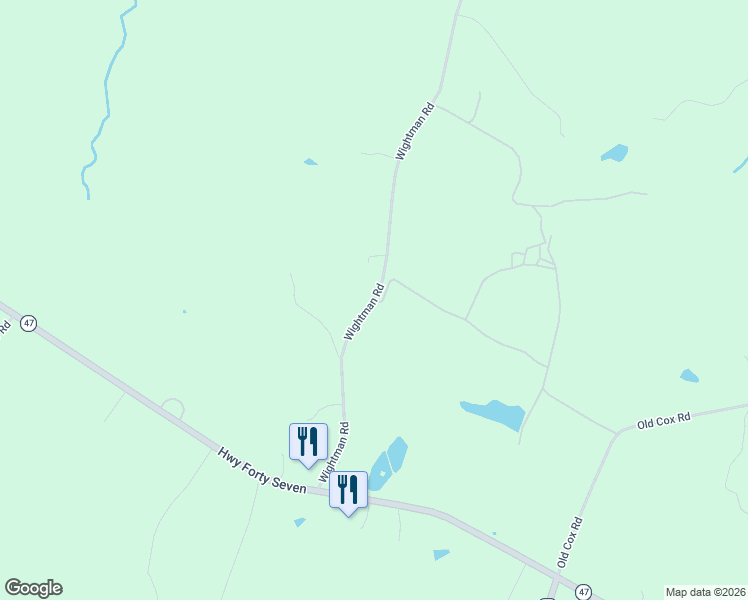 map of restaurants, bars, coffee shops, grocery stores, and more near 603 Wightman Road in Chase City