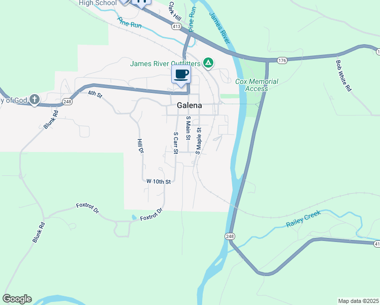 104 East 8th Street, Galena MO Walk Score