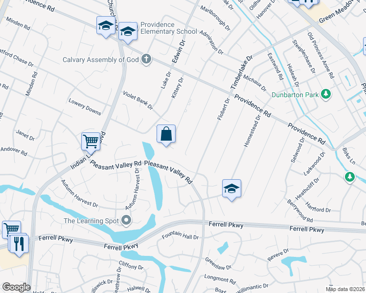 map of restaurants, bars, coffee shops, grocery stores, and more near 1213 Newmarket Drive in Virginia Beach
