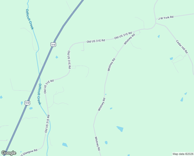 map of restaurants, bars, coffee shops, grocery stores, and more near 3105 Whitney Road in Scottsville