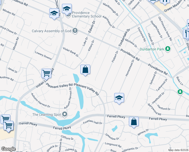 map of restaurants, bars, coffee shops, grocery stores, and more near 1213 Newmarket Drive in Virginia Beach