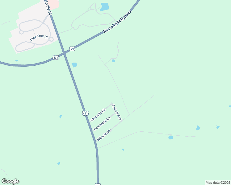 map of restaurants, bars, coffee shops, grocery stores, and more near 100-132 Oakdale Dr in Russellville