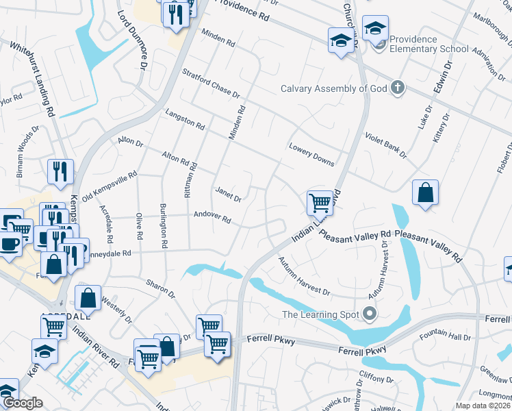 map of restaurants, bars, coffee shops, grocery stores, and more near 5116 Clear Lake Circle in Virginia Beach
