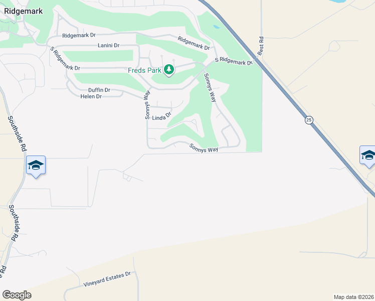 map of restaurants, bars, coffee shops, grocery stores, and more near 1396 Sonnys Way in Hollister