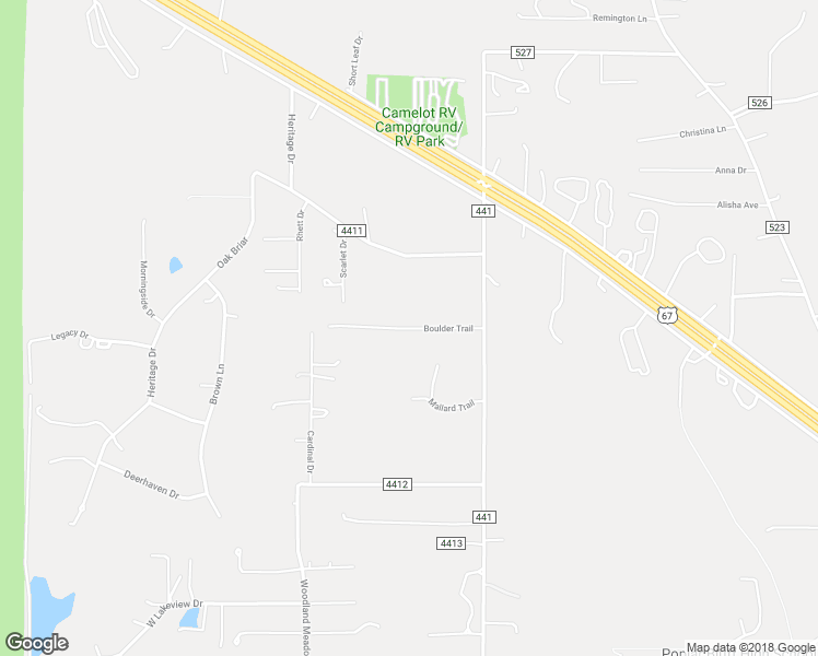 map of restaurants, bars, coffee shops, grocery stores, and more near Boulder Trail in Poplar Bluff