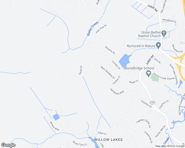 map of restaurants, bars, coffee shops, grocery stores, and more near 1513 Wild Duck Crossing in Chesapeake
