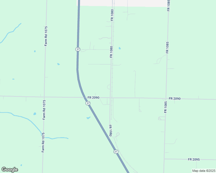map of restaurants, bars, coffee shops, grocery stores, and more near 8911 Farm Road 1080 in Purdy