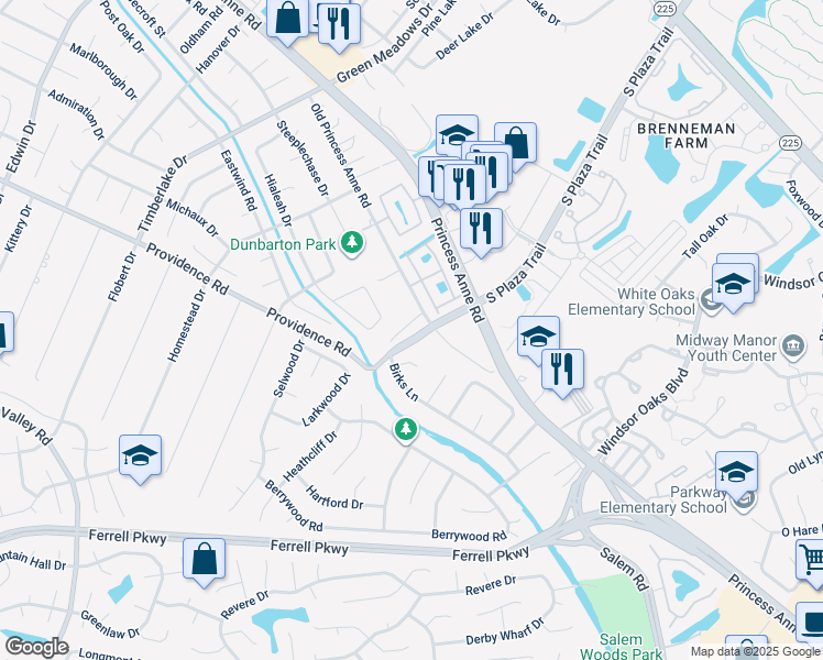 map of restaurants, bars, coffee shops, grocery stores, and more near 4609 Bellamy Court in Virginia Beach
