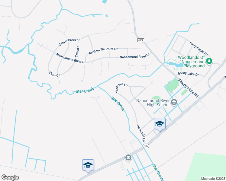 map of restaurants, bars, coffee shops, grocery stores, and more near 156 Rochdale Lane in Suffolk