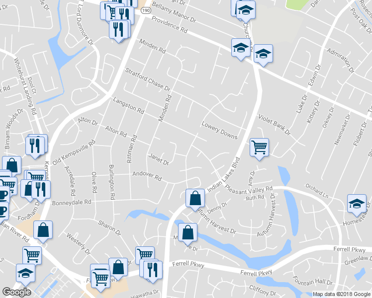 map of restaurants, bars, coffee shops, grocery stores, and more near 1073 Autumn Harvest Drive in Virginia Beach