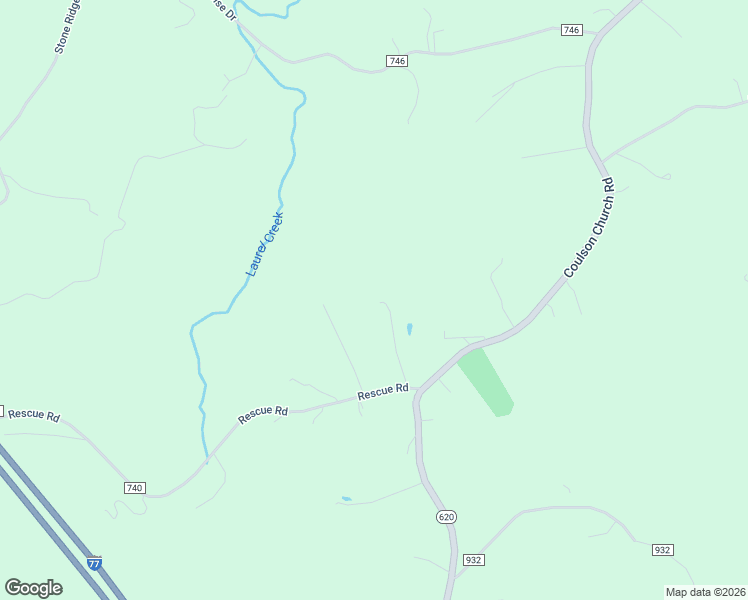 map of restaurants, bars, coffee shops, grocery stores, and more near 6005-6769 Coulson Church Road in Austinville