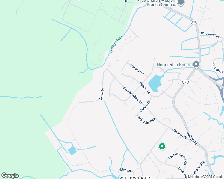 map of restaurants, bars, coffee shops, grocery stores, and more near 4813 Nightingale Lane in Chesapeake
