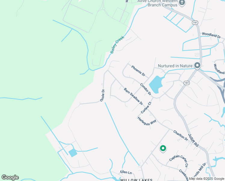map of restaurants, bars, coffee shops, grocery stores, and more near 4813 Nightingale Lane in Chesapeake
