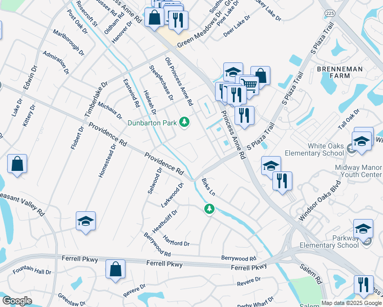 map of restaurants, bars, coffee shops, grocery stores, and more near 4338 Hialeah Drive in Virginia Beach