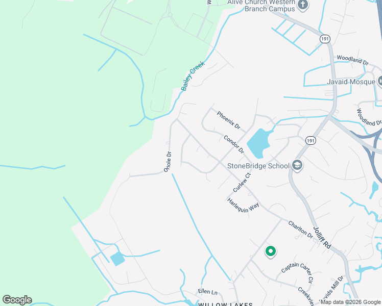 map of restaurants, bars, coffee shops, grocery stores, and more near 1504 Blue Jay Court in Chesapeake