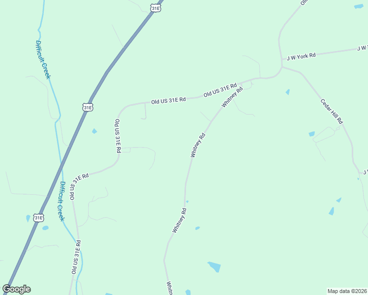 map of restaurants, bars, coffee shops, grocery stores, and more near 3105 Whitney Road in Scottsville
