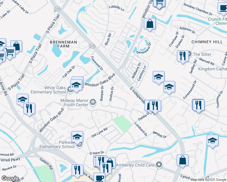 map of restaurants, bars, coffee shops, grocery stores, and more near 912 Joshua Drive in Virginia Beach