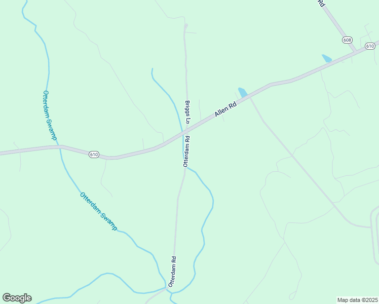 map of restaurants, bars, coffee shops, grocery stores, and more near 5803 Otterdam Road in Jarratt