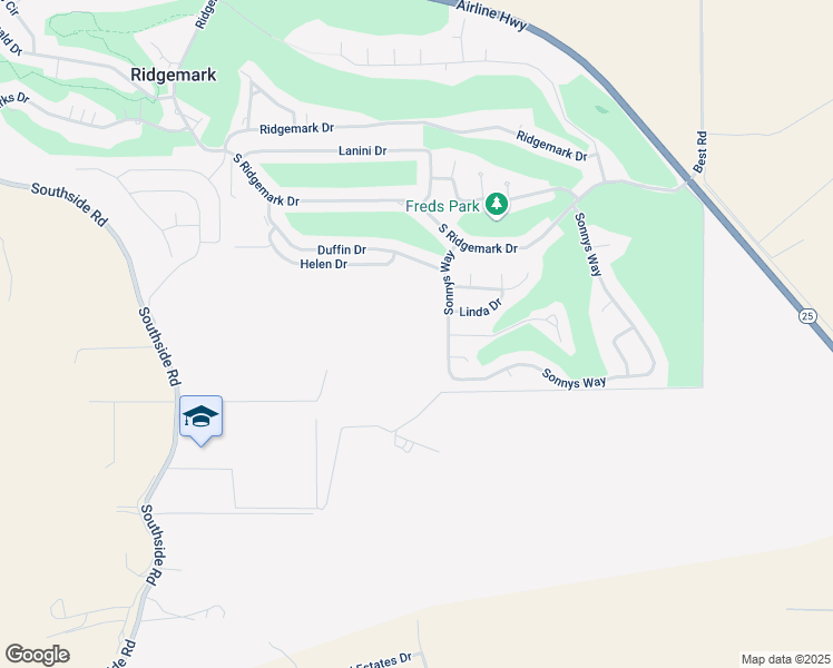 map of restaurants, bars, coffee shops, grocery stores, and more near 5181 Southside Road in Hollister