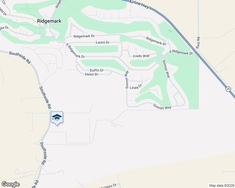 map of restaurants, bars, coffee shops, grocery stores, and more near 1210 Sonnys Way in Hollister