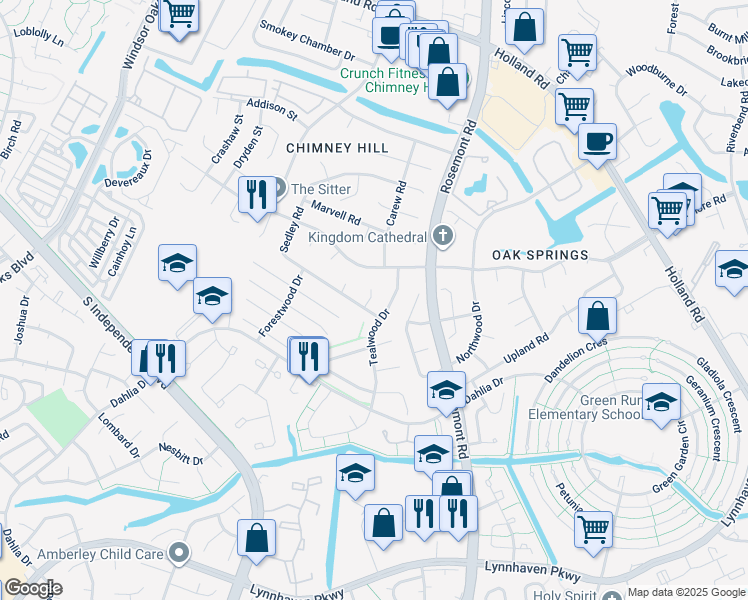 map of restaurants, bars, coffee shops, grocery stores, and more near 910 Medwin Ct in Virginia Beach