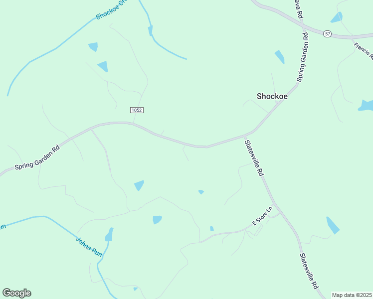 map of restaurants, bars, coffee shops, grocery stores, and more near 1073 Spring Garden Road in Chatham