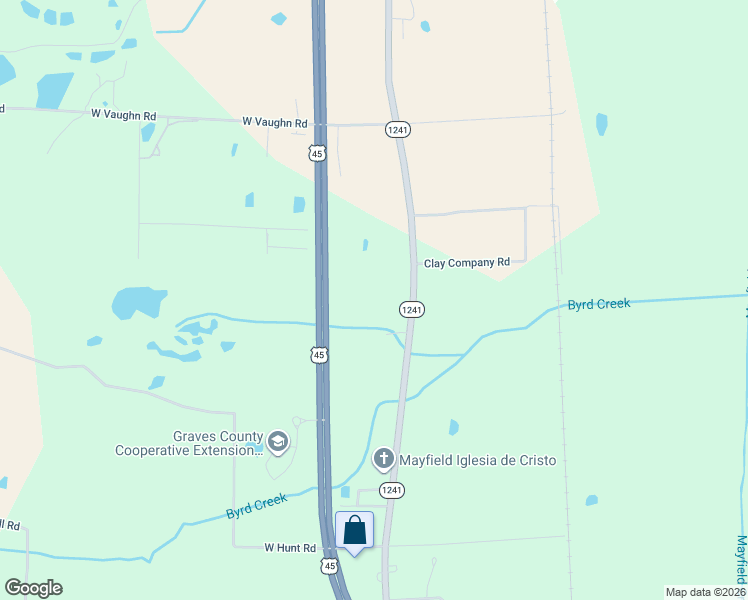 map of restaurants, bars, coffee shops, grocery stores, and more near Trinity Church Road in Mayfield