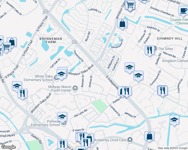map of restaurants, bars, coffee shops, grocery stores, and more near 4069 Foxwood Drive in Virginia Beach